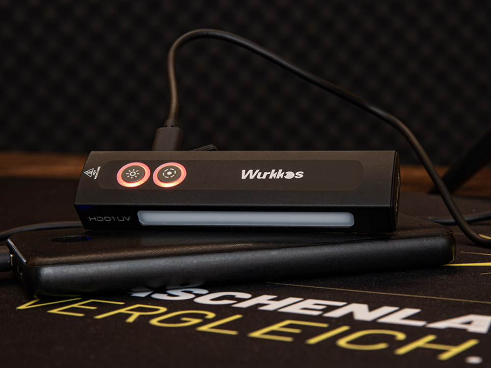 Wurkkos HD01UV Multifunctional EDC Flashlight, with 365nm UV light and White flood led, Side RGB Lights/Dual Switch/Magnetic Tail