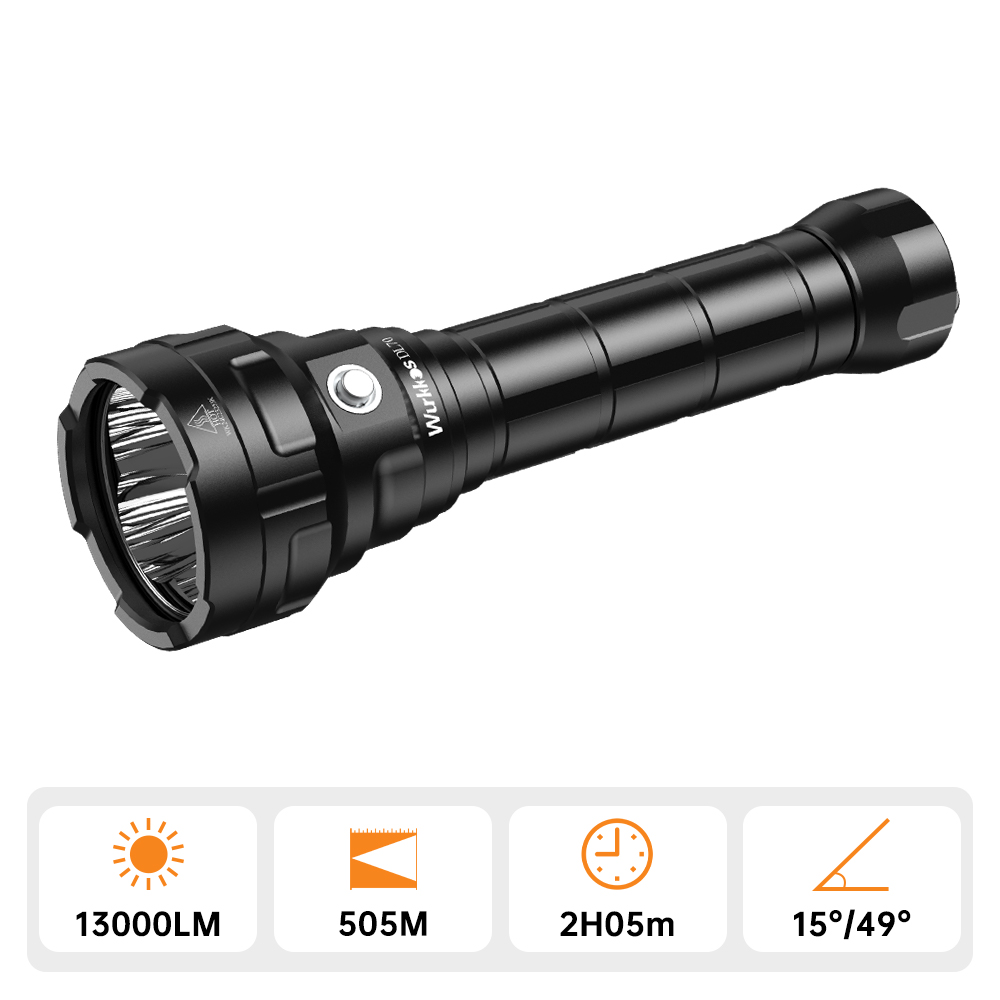 Amazon.com: Wurrkos DL70 Dive Light,13000 Lumen Super Bright