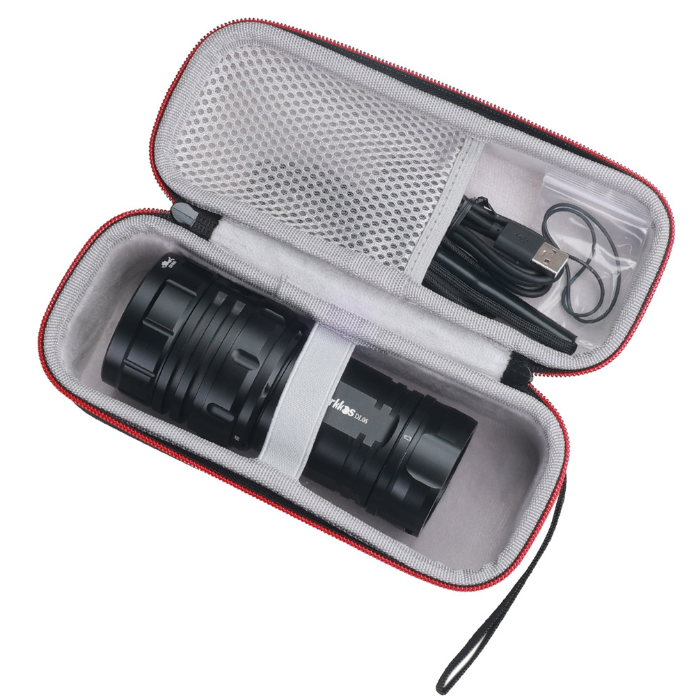 Hard EVA Travel Portable Box Flashlight Storage Bag, Suitable For Wurkkos DL40/DL61/DL06/TS32/TD01 Protective Case