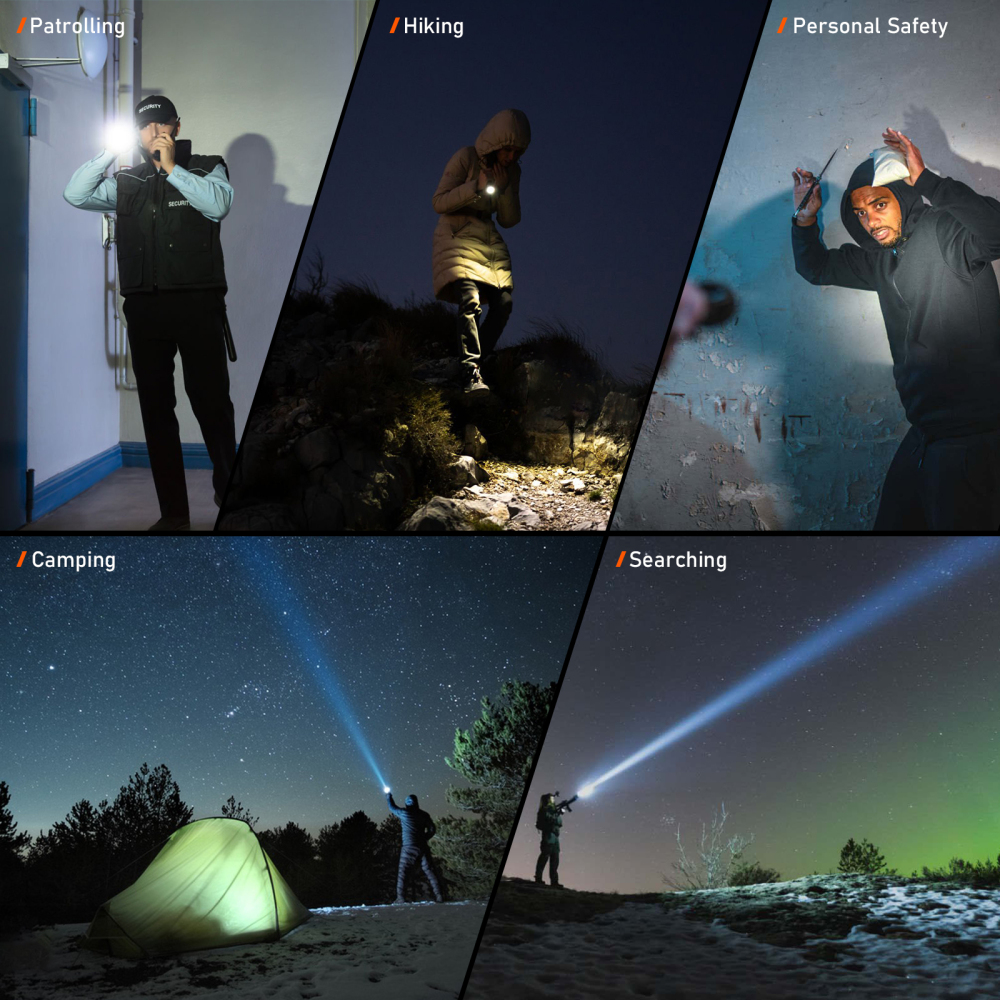 【New Release】Wurkkos TD01 21700 Rechargeable Tactical Flashlight LED USB-C 2200Lm Torch PMMA Lens Throw 1039M IPX8 Waterproof EDC Tail Switch