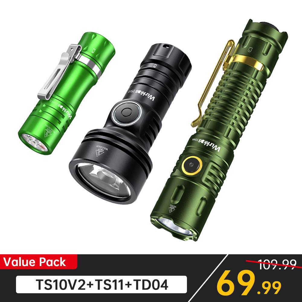 3-Pack Flashlight Value Bundle – TS10V2, TS11, TD04