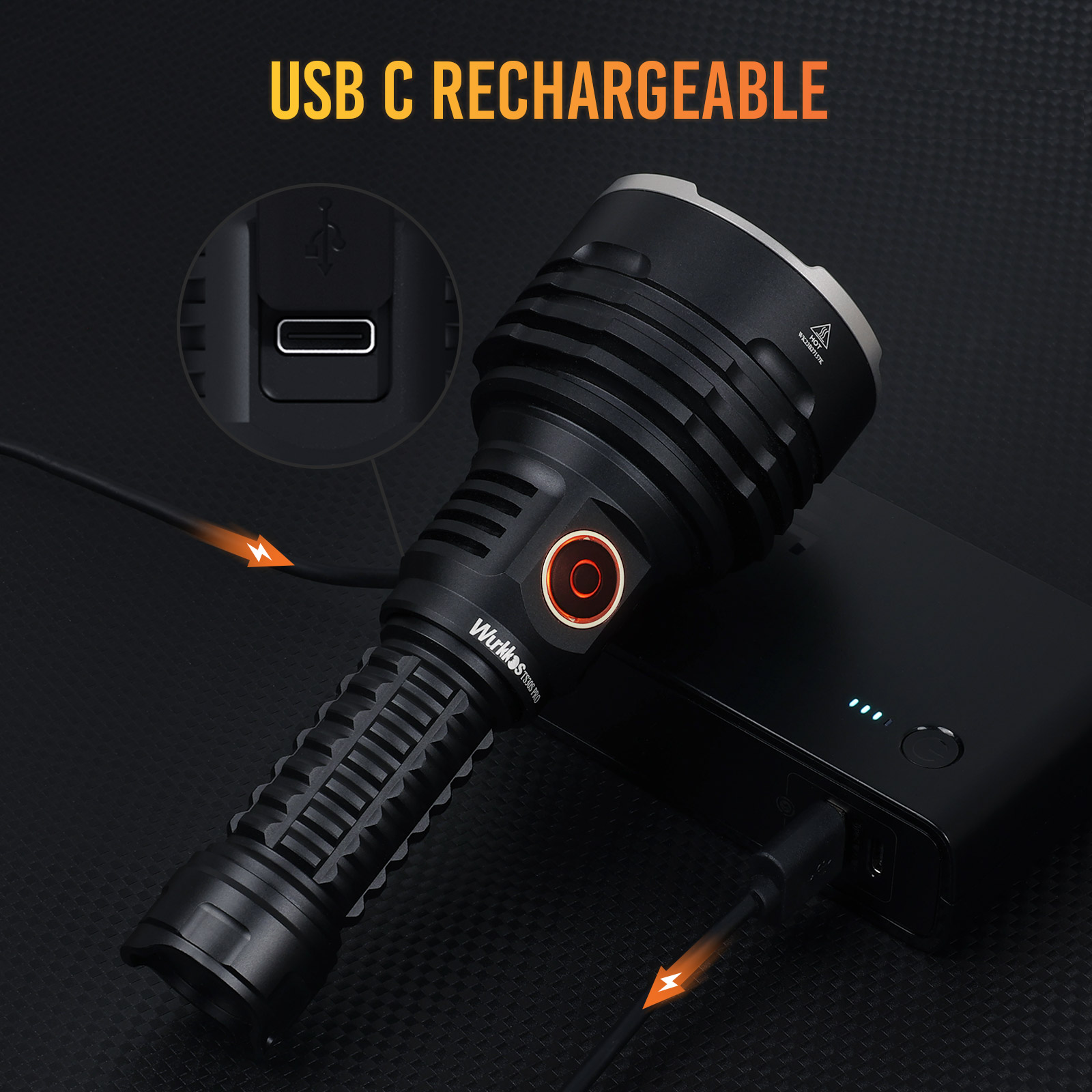 US warehouse No Tax】Wurkkos TS30S PRO Powerful 6000lm Flashlight