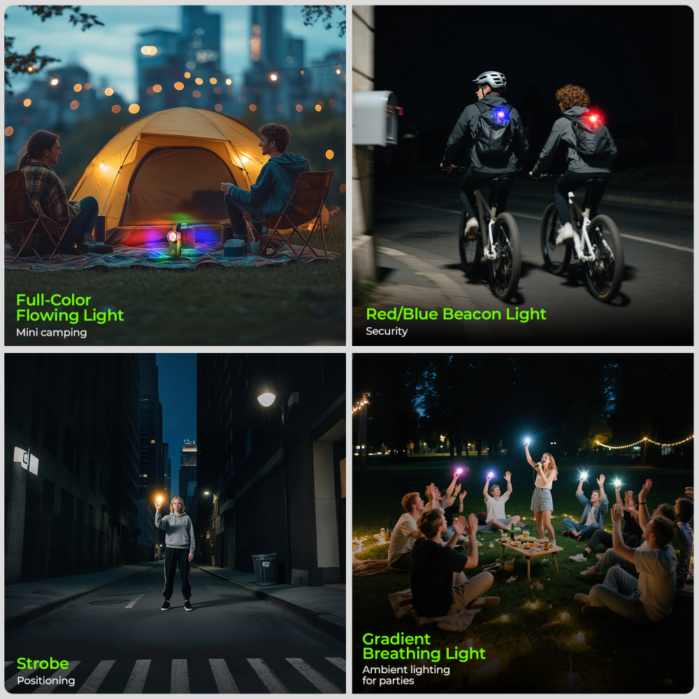 【 New Release】Wurkkos HD03 Clip Light, 680LM USB C Rechargeable Pocket Flashlight, with Spotlight/Flooglight(95 CRI)/RGB Lights/Magnet Inside/Buck Driver/Waterproof