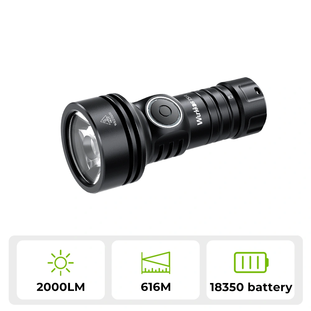 Wurkkos TS11 2000LM Powerful Rechargeable EDC Flashlight SFT40