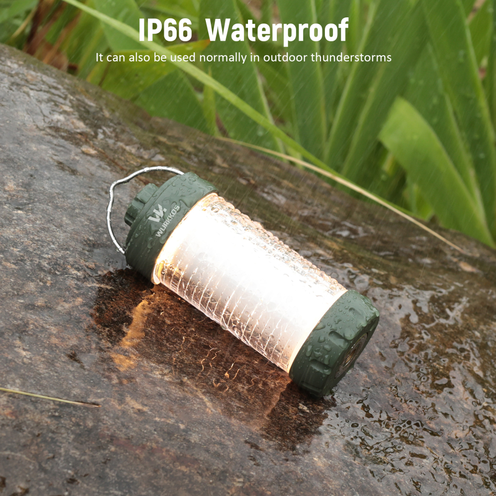 【New Release】 Wurkkos CL01 Camping Light with Adjustable Color Temperature/Power Bank/RGB Police Modes/Magnet Tail/21700 Battery Replaceable