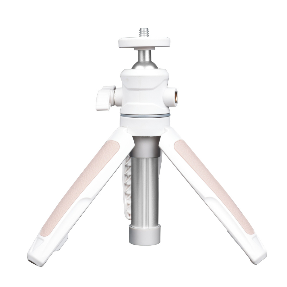 Mini Extendable Desktop Tripod – Handheld Stand with Flexible Ball Head & 1/4-Inch Screw