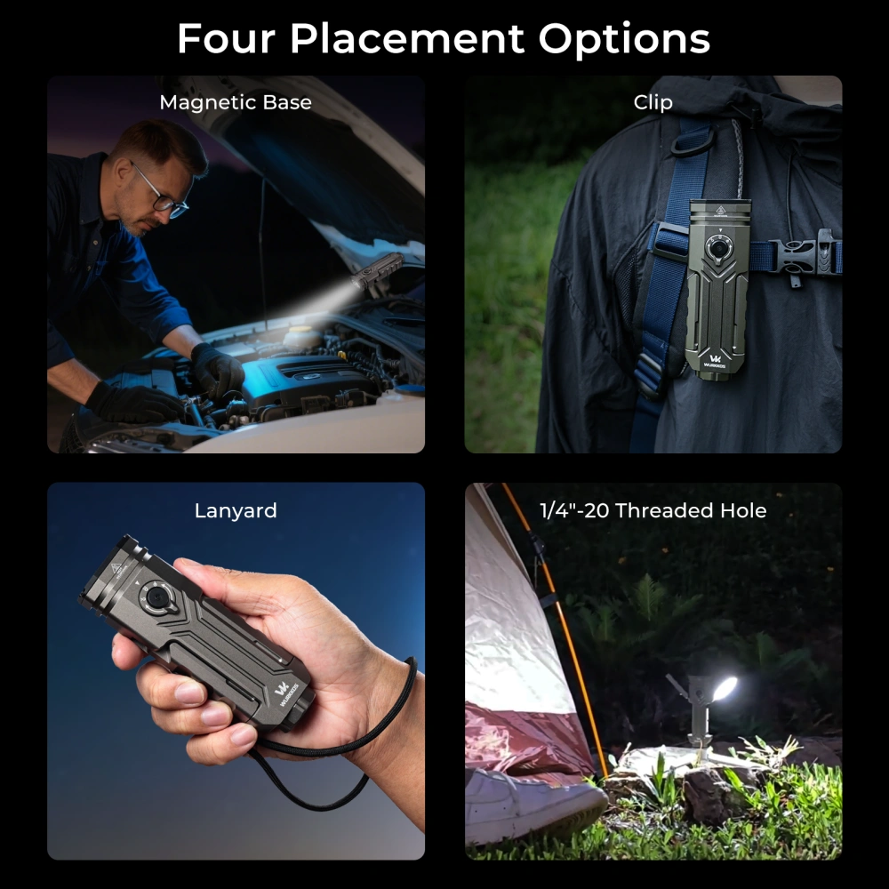 WURKKOS HD02 懐中電灯 クラウドファンディング先行発売品 WURKKOS HD02 懐中電灯 クラウドファンディング先行発売品