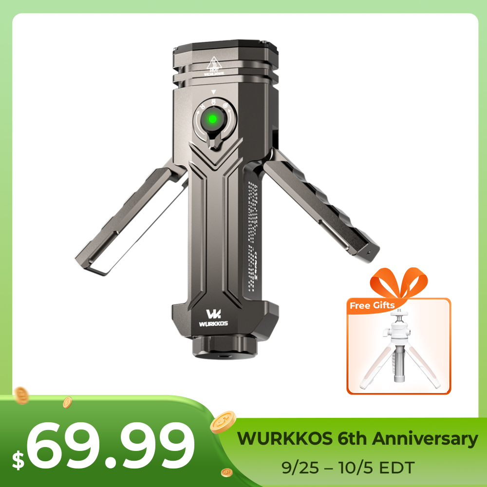WURKKOS HD02 懐中電灯 クラウドファンディング先行発売品 WURKKOS HD02 懐中電灯 クラウドファンディング先行発売品
