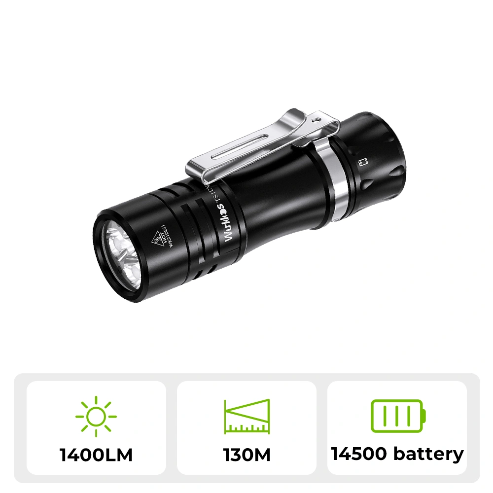 Wurkkos TS10 V2 | High CRI LED | Anduril 2 UI | RGB Aux LEDs