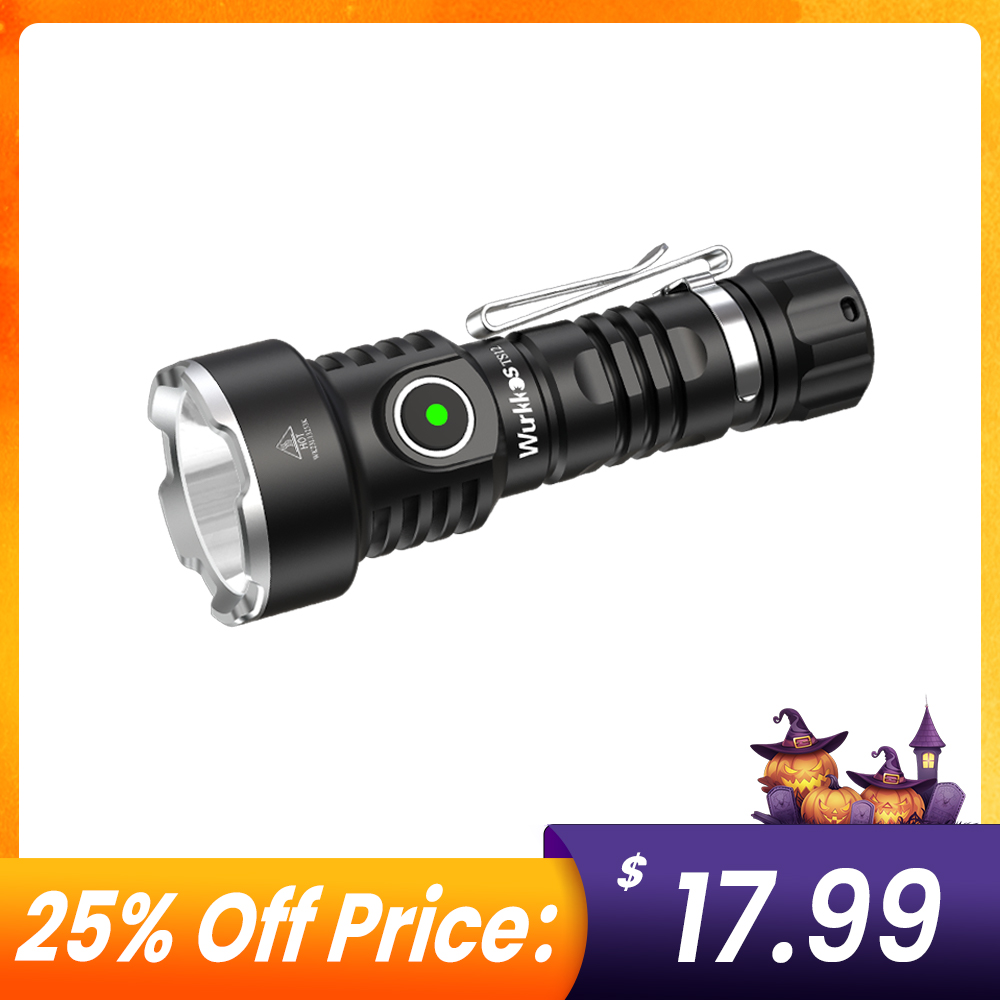 ライト・ランタン olight javelot & wurkkos TS12 Wurkkos TS12 Mini Thrower EDC Flashlight, 1350LM 473Meters