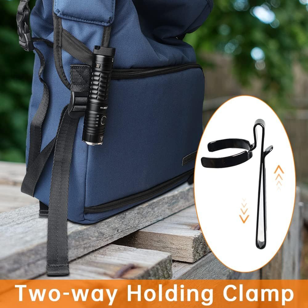 【Brazil Warehouse】Wurkkos TS22 XHP70.3 LED Flashlight, 4500 Lumen and High CRI, Magnetic Tail, Reverse Charging, USB-C Rechargeable