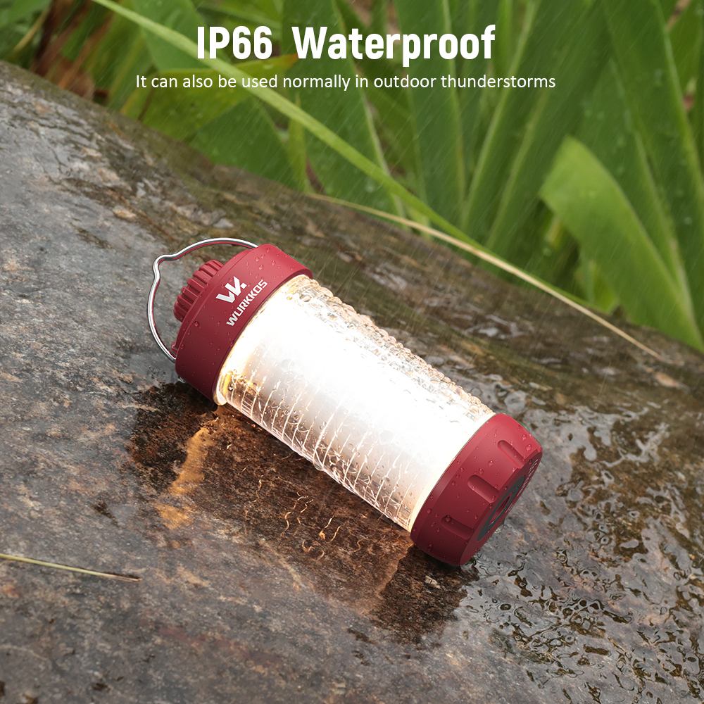 【New Release】 Wurkkos CL01 Camping Light with Adjustable Color Temperature/Power Bank/RGB Police Modes/Magnet Tail/21700 Battery Replaceable