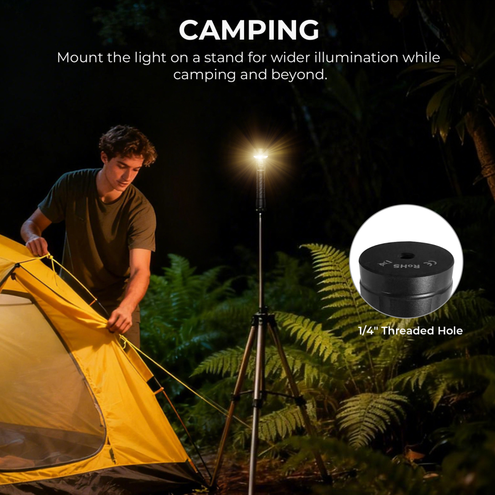 【New Release】Wurkkos TS27 | 3200LM Super Bright Flashlight, 845m Throw, RGB Lighting, 3000–6000K Adjustable Color Temperature, 300-Hour Long Runtime, Reverse Charging Power Bank