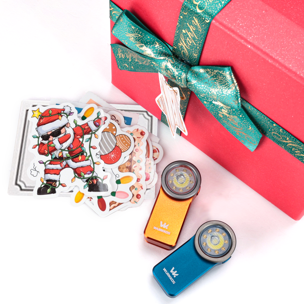 【 Gift Set Available】Wurkkos HD03 Clip Light, 680LM USB C Rechargeable Pocket Flashlight, with Spotlight/Floodlight(95 CRI)/RGB Lights/Magnet Inside/Buck Driver/ IPX6 Waterproof