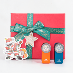 Orange & Blue Gift Box Card Combo