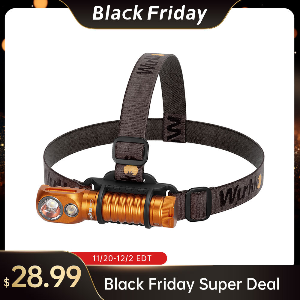 HD20 USB C Rechargeable Headlamp 21700 Flashlight 2000lm Dual LED LH351D and XPL with Magnetic Tail
