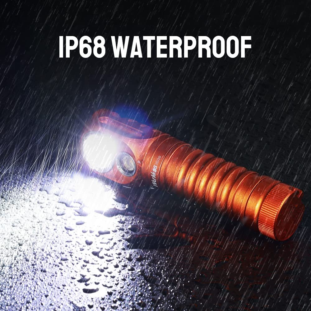 【EU warehouse】HD20 USB C Rechargeable Headlamp 21700 Flashlight 2000lm Dual LED LH351D and XPL with Magnetic Tail