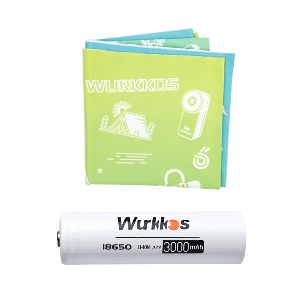 【Free Gifts】1×18650 Battery + 1x headscarf
