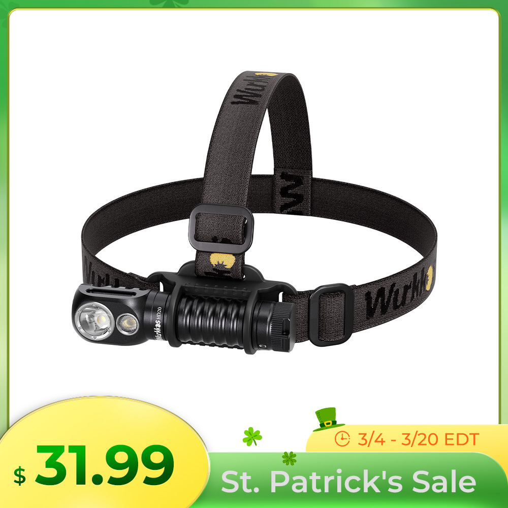 Wurkkos H25L Powerful 1000 Lumens Rechargeable Headlamp
