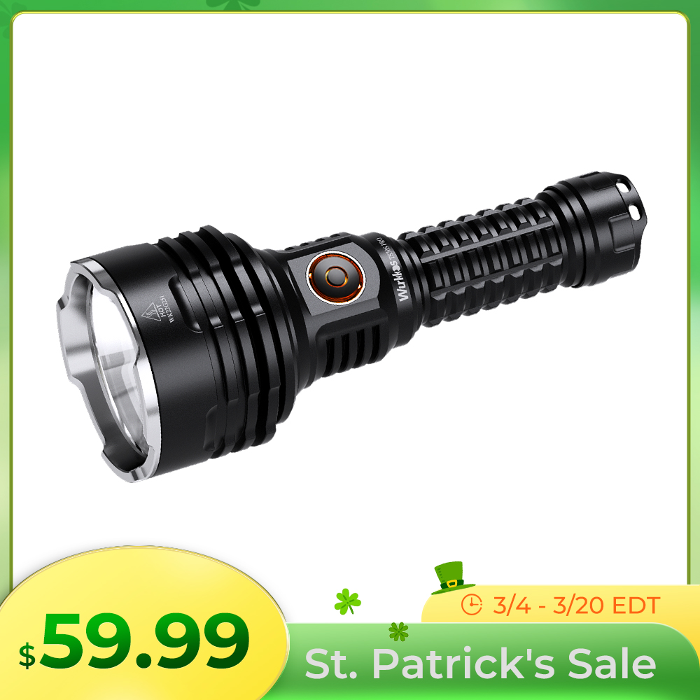 Wurkkos TS30S PRO Powerful 6000lm Flashlight, Reverse charging