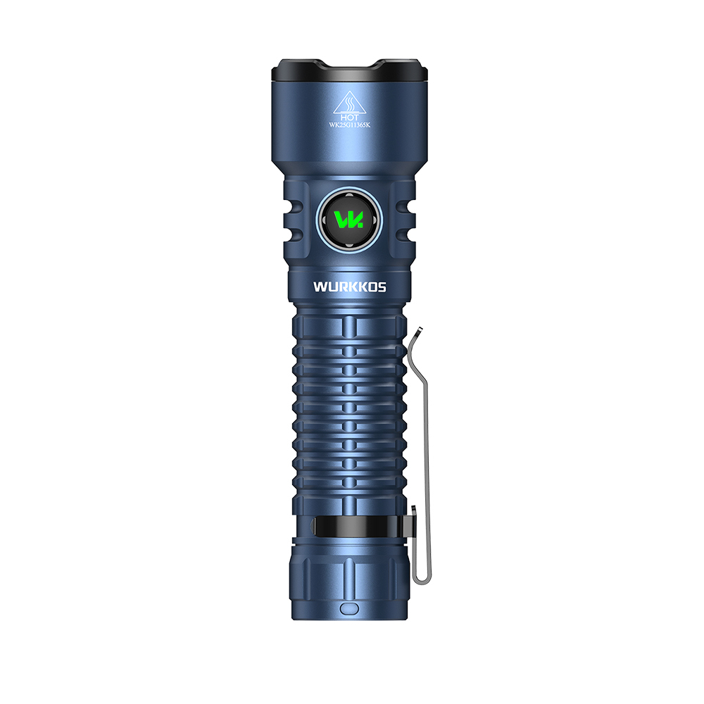 Wurkkos TS28 3200 Lumens EDC Flashlight, Ultra Long Range 506m, Stainless Steel Bezel, Magnetic Tail, IPX8,21700 Battery Included