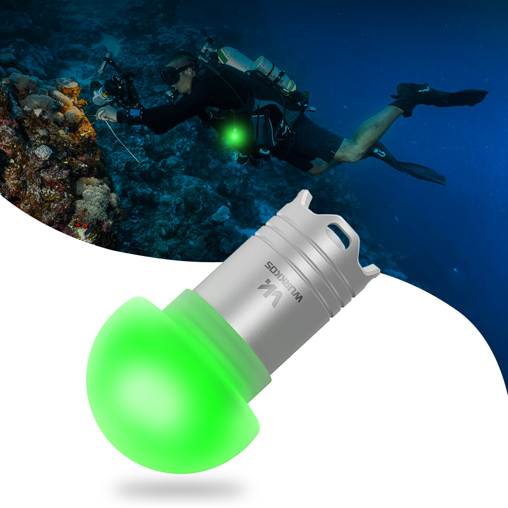 【New Release】Wurkkos DL04 RGB Signal Light – 9 RGB Modes, IPX8 Waterproof, Detachable Battery, Jellyfish Design for Camping, Diving & Emergency Visibility