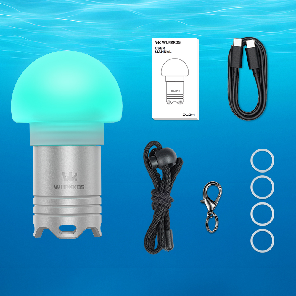 wakakoページ Wurkkos DL04 RGB Signal Light for Diving & Outdoor Use – 9 Modes