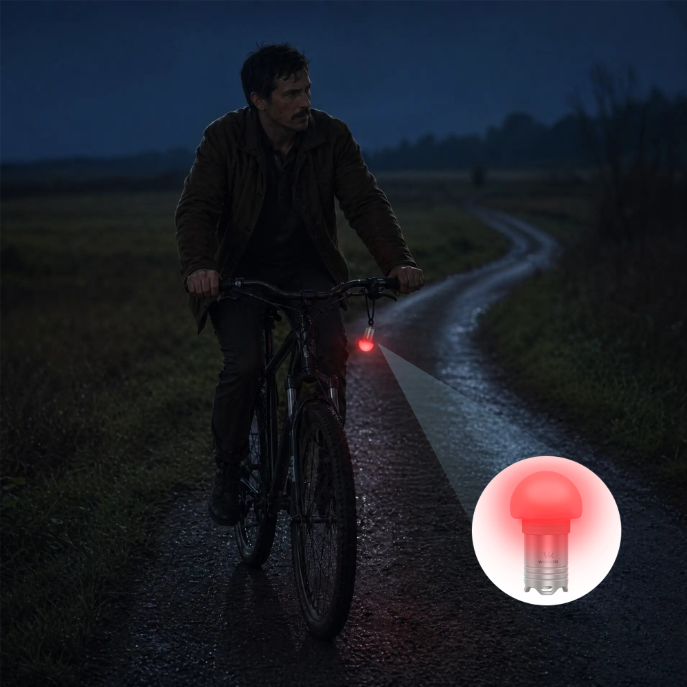 【New Release】Wurkkos DL04 RGB Signal Light – 9 RGB Modes, IPX8 Waterproof, Detachable Battery, Jellyfish Design for Camping, Diving ,Swimming & Emergency Visibility