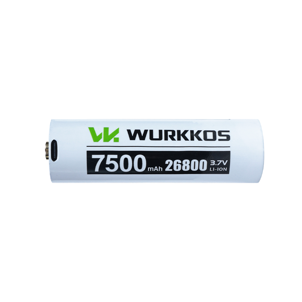 Wurkkos DL05 26800 7800mAh Rechargeable Battery