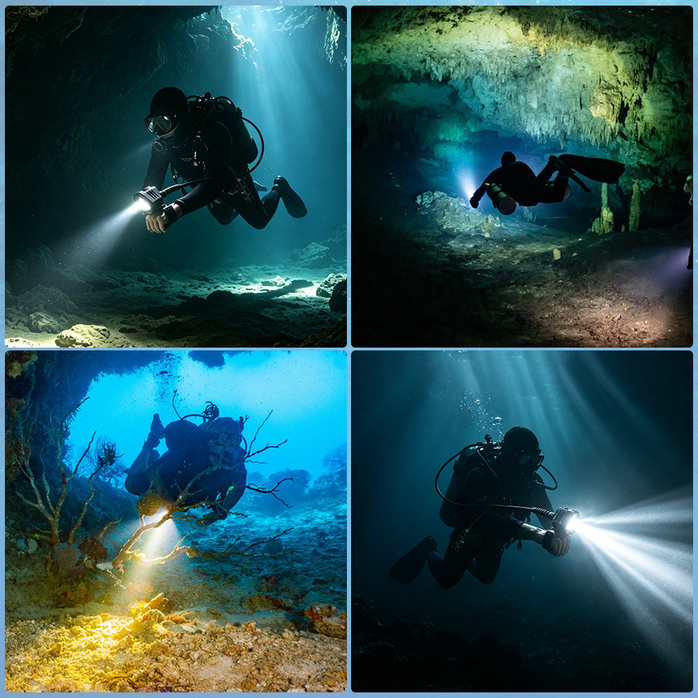 【New Release】Wurkkos D1 Technical Canister Dive Light – 6000LM Output, 500M Depth Rated, 32H Runtime & Precision 8° Narrow Beam