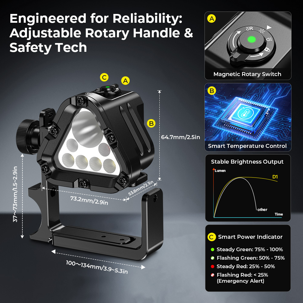 【New Release】Wurkkos D1 Technical Canister Dive Light – 6000LM Output, 500M Depth Rated, 32H Runtime & Precision 8° Narrow Beam