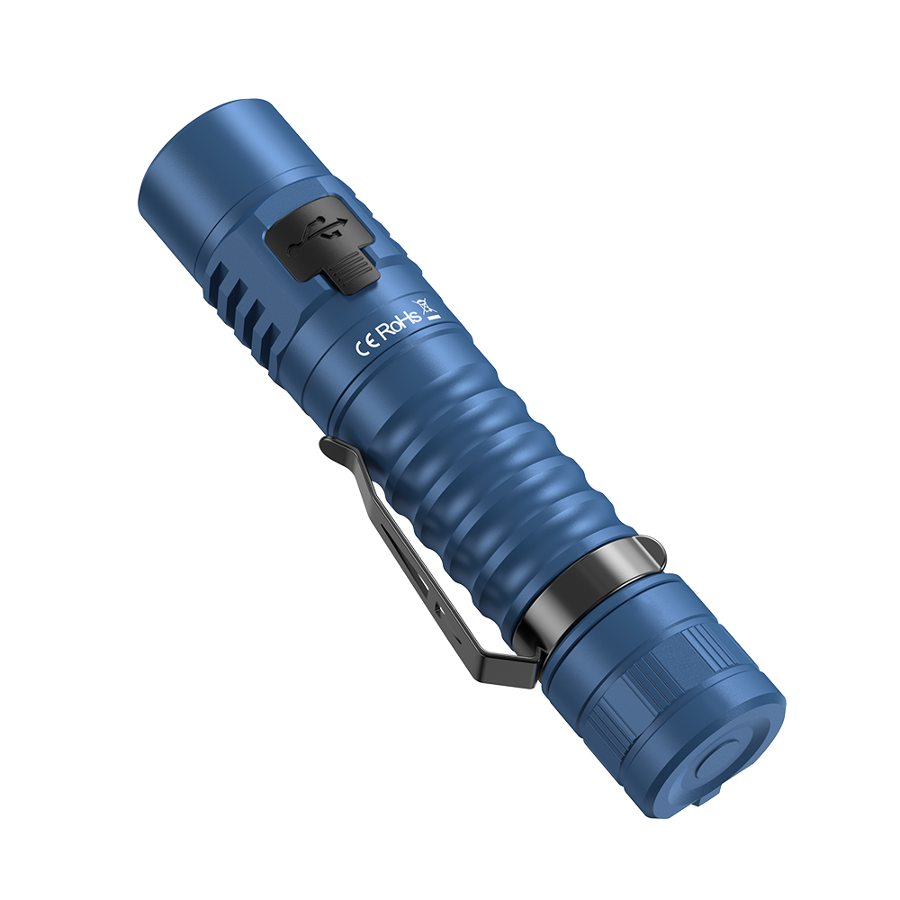 【Father's Day Engraving】Wurkkos FC11C Nichia 519A Powerful 18650 Flashlight, USB C Rechargeable,Buck Circuit 1200Lumens with Magnetic Tail