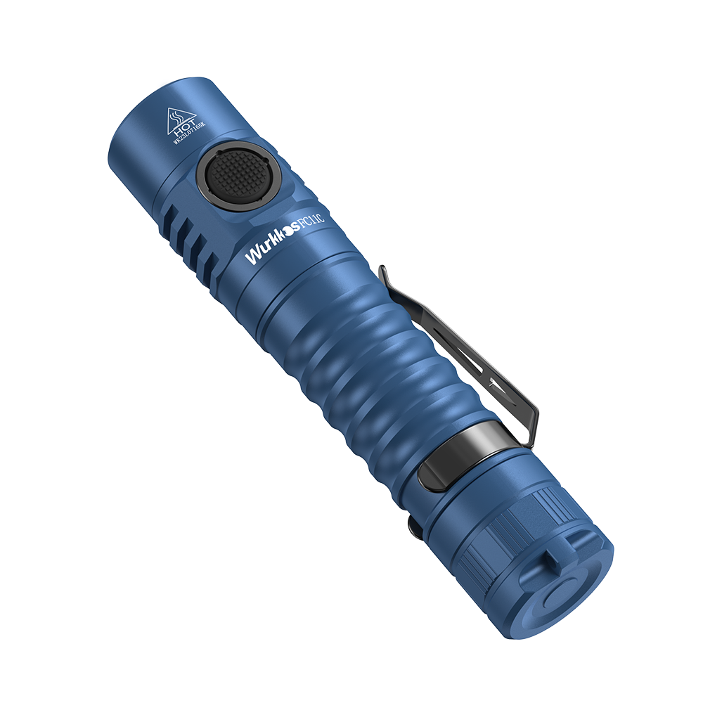 Wurkkos FC11C Nichia 519A Powerful 18650 Flashlight, USB C Rechargeable,Buck Circuit 1200Lumens with Magnetic Tail