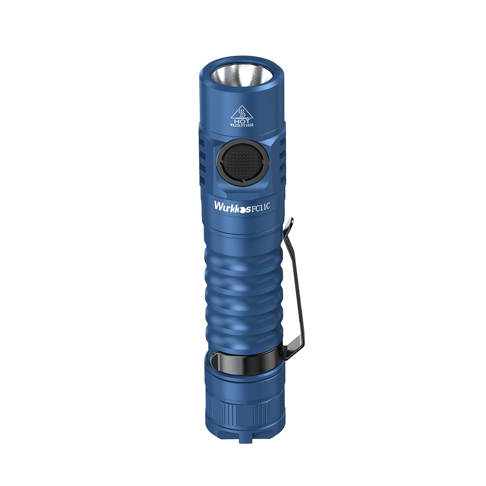 Wurkkos FC11C Nichia 519A Powerful 18650 Flashlight, USB C Rechargeable,Buck Circuit 1200Lumens with Magnetic Tail