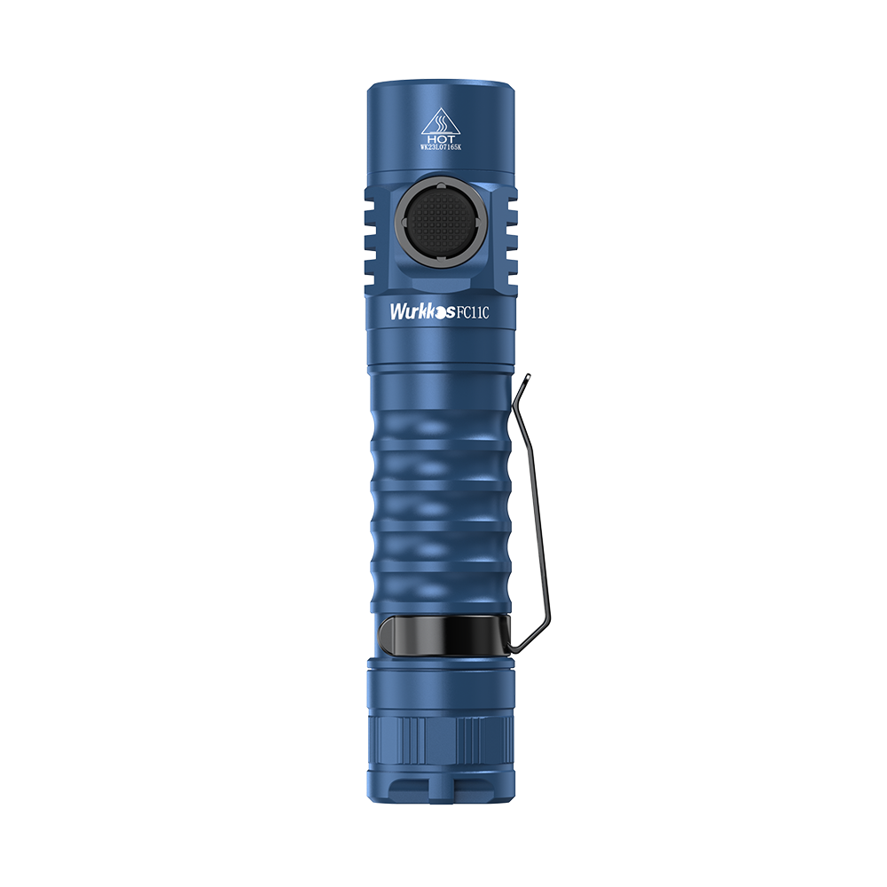 Wurkkos FC11C Nichia 519A Powerful 18650 Flashlight, USB C Rechargeable,Buck Circuit 1200Lumens with Magnetic Tail