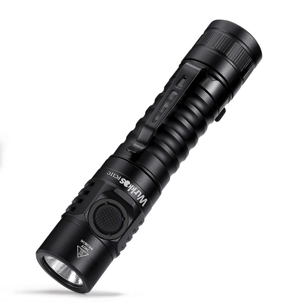 【New Color-Blue】Wurkkos FC11C Nichia 519A Buck Circuit Flashlight, Max ouput 1200Lumens 18650 LED with Magnetic Tail USB C Rechargeable Torch