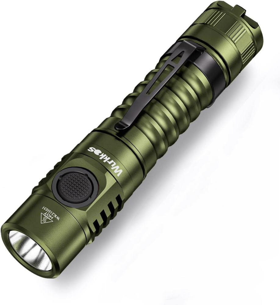 【Green available】Wurkkos FC11C Nichia 519A Buck Circuit Flashlight, Max ouput 1200Lumens 18650 LED with Magnetic Tail USB C Rechargeable Torch