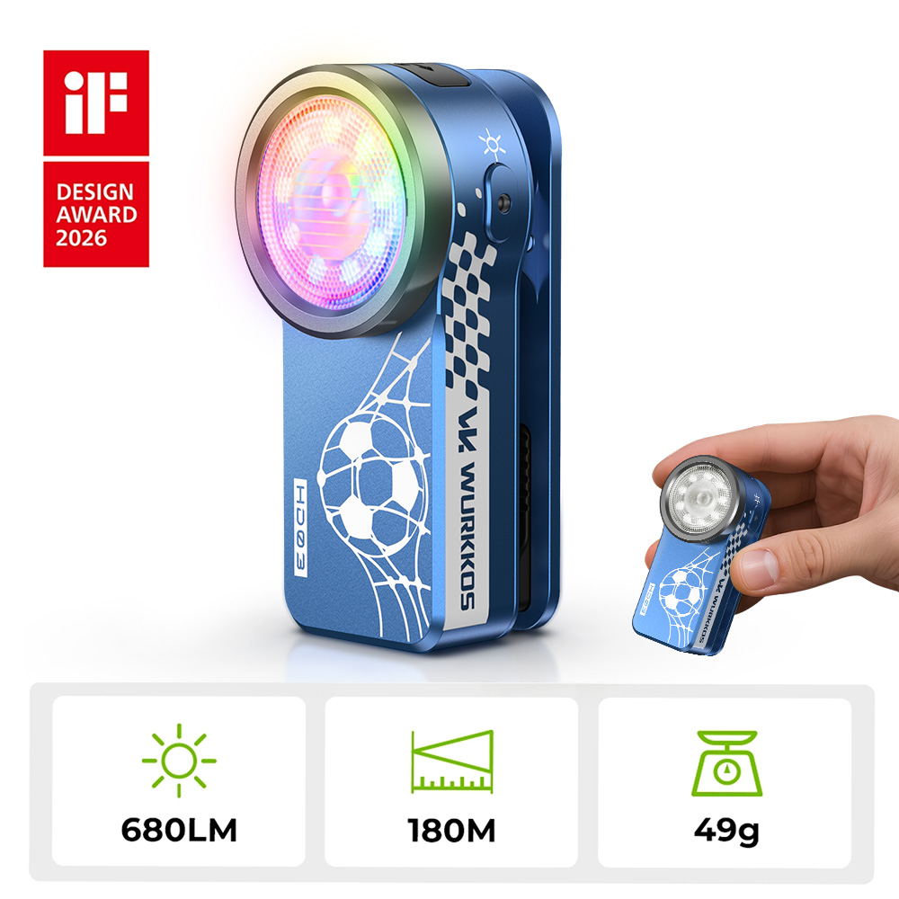 Wurkkos HD03 Football Fan Edition – 680LM USB-C Rechargeable EDC