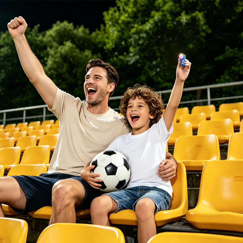 Wurkkos HD03 Football Fan Edition – 680LM USB-C Rechargeable EDC Clip Light with 95 CRI Floodlight, RGB LEDs & Magnetic Base