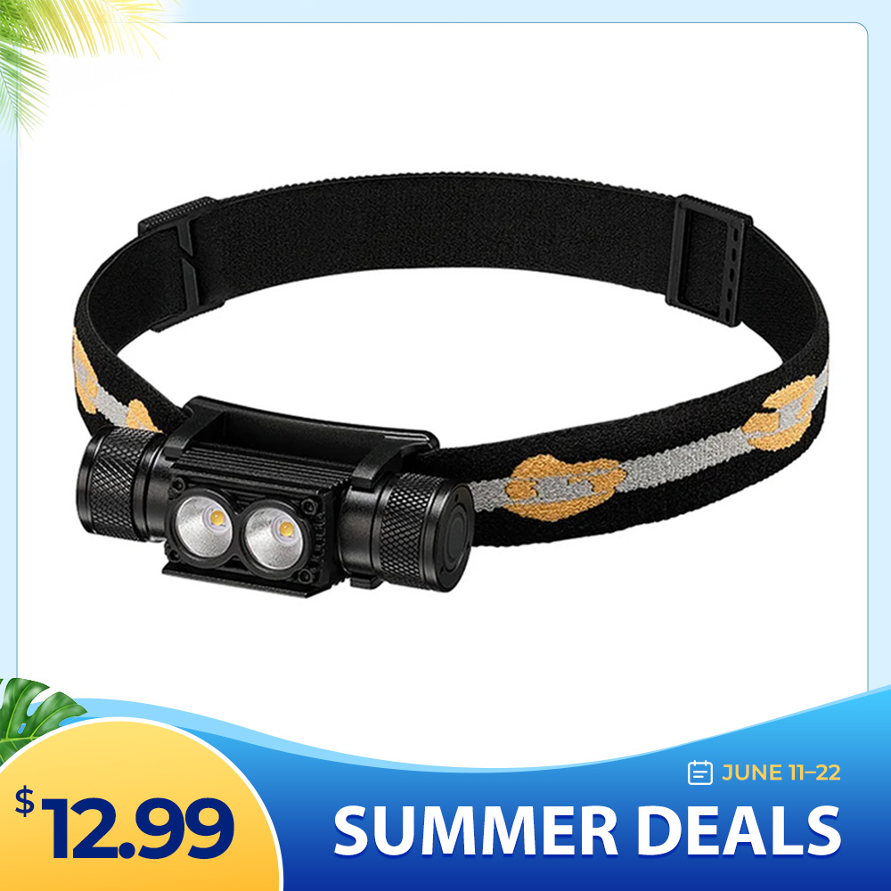 Wurkkos H25L Powerful 1000 Lumens USB-C Rechargeable Headlamp for Camping, Hiking & Work