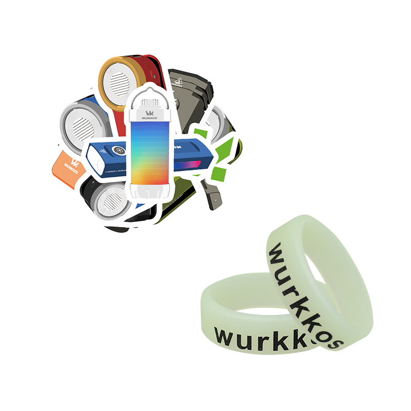 【Free Gifts】1pc Sticker +2pcs Fluorescent Rings