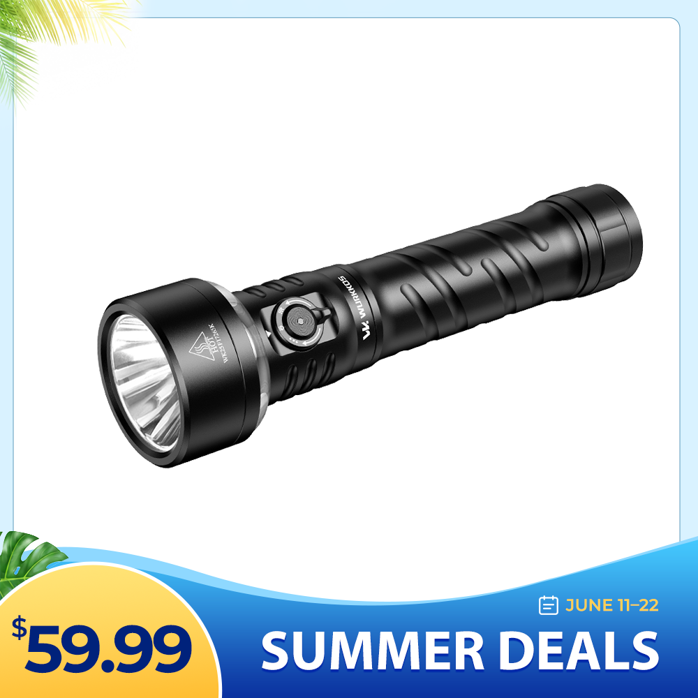 Wurkkos TS27 | 3200LM Multi-Mode Flashlight with Lantern & RGB, 845m Throw, 3000–6000K CCT, 300-Hour Runtime, Power Bank