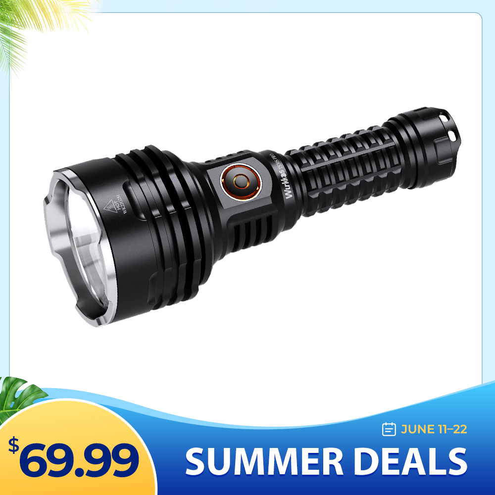 Wurkkos TS30S PRO Powerful 6000lm Flashlight, Reverse charging, 1086 Meters, SBT90.2 LED BLF Anduril 2.0 IP68