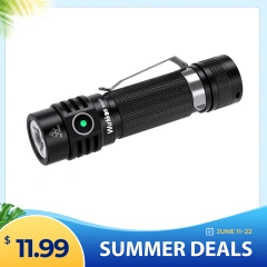 Wurkkos WK03 1800lm SST40 USB C Rechargeable 18650 EDC Light