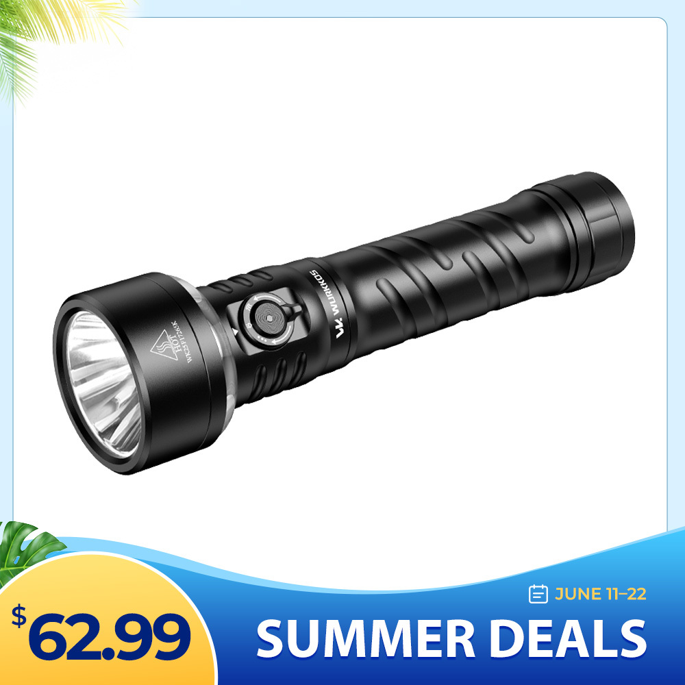【Local Warehouse 】Wurkkos TS27 | 3200LM Super Bright Flashlight, 845m Throw, RGB Lighting, 3000–6000K Adjustable Color Temperature, 300-Hour Long Runtime, Reverse Charging Power Bank