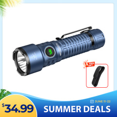 Wurkkos TS28 3200 Lumens EDC Flashlight, Ultra Long Range 506m, Stainless Steel Bezel, Magnetic Tail, IPX8,21700 Battery Included