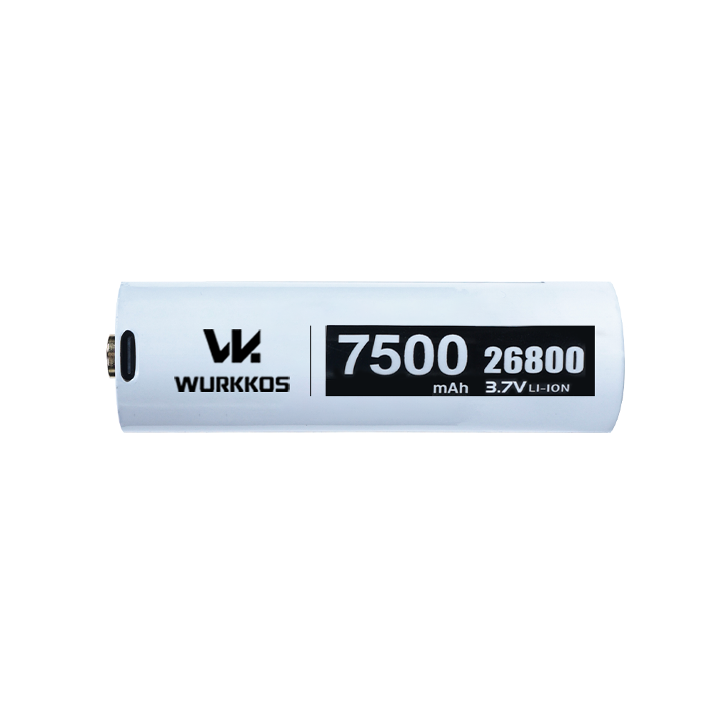 Wurkkos DL05 26800 7500mAh Rechargeable Battery