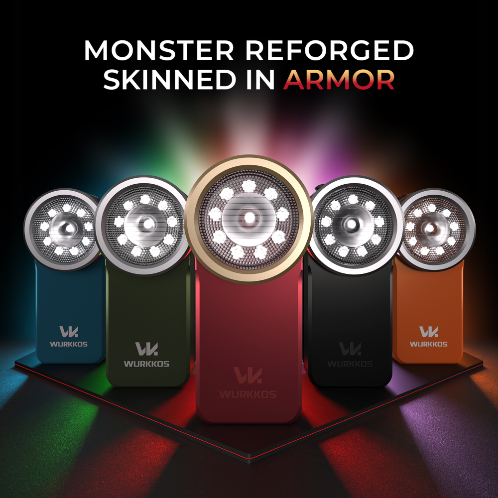 【 Local warehouse】Wurkkos HD03 Clip Light, 680LM USB C Rechargeable Pocket Flashlight, with Spotlight/Floodlight(95 CRI)/RGB Lights/Magnet Inside/ IPX6 Waterproof