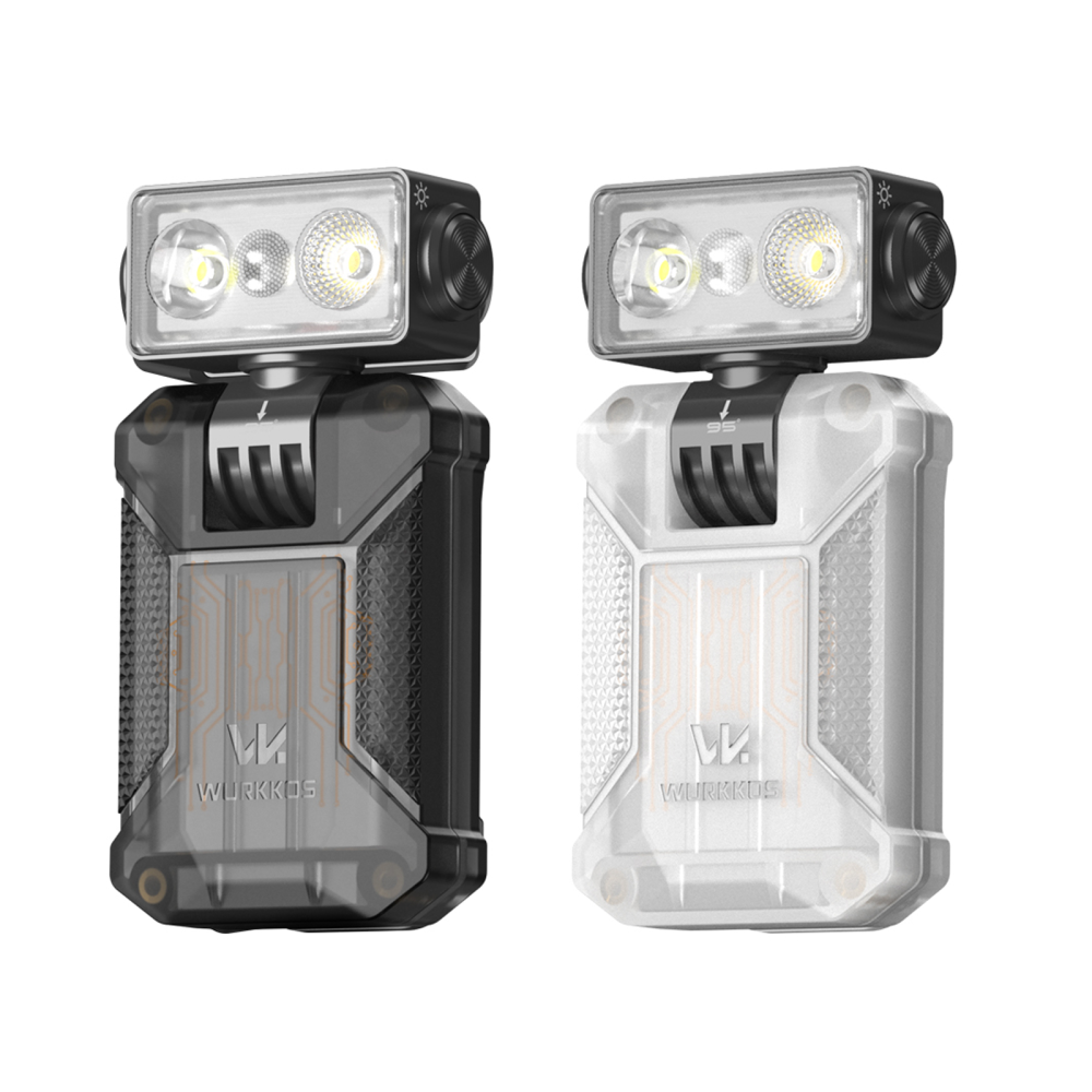 【New Release】WURKKOS HD04 Clip-On EDC Flashlight – 750LM, Multi-Angle 180° Rotating Head, Spotlight/Floodlight/RGB for Outdoor, Work & Emergency