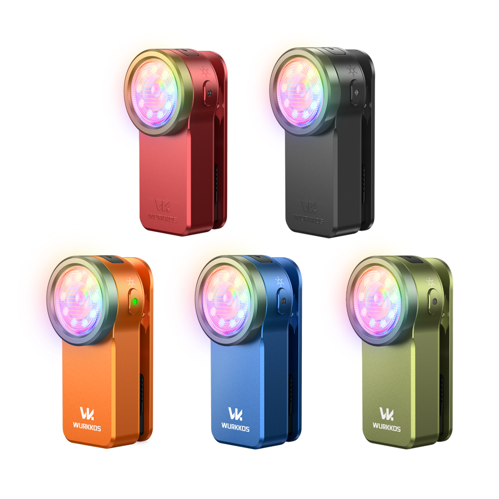 【 New Release】Wurkkos HD03 Clip Light, 680LM USB C Rechargeable Pocket Flashlight, with Spotlight/Flooglight(95 CRI)/RGB Lights/Magnet Inside/Buck Driver/Waterproof